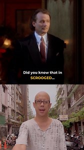 Did you know that in SCROOGED... After Bill Murray throws water on the waiter, he actually slips and falls on his way out. That wasn't scripted. | Allen Tsai