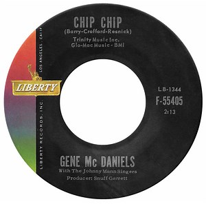 Gene McDaniels With The Johnny Mann Singers - Chip Chip