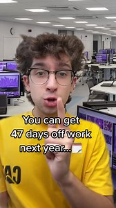 1.7M views · 8.3K reactions | Get 47 Days Off Work by ONLY Using 19 Days  #work #job #finance #holiday #Salary | NDA | Facebook