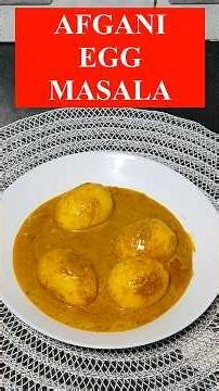 আফগানী এগ মাসালা - সাথে আর কিছু লাগবে না - Afgani Egg Masala#differentunique