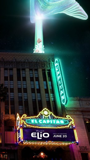 The El Capitan Theatre gets the #Elio treatment before the world premiere 🍿🛸 See the movie in theaters & 3D June 20! | Pixar