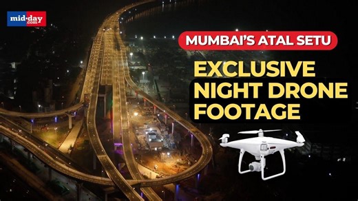 Mumbai Trans Harbour Link (MTHL): Watch exclusive night view of India’s longest sea bridge Atal Setu
