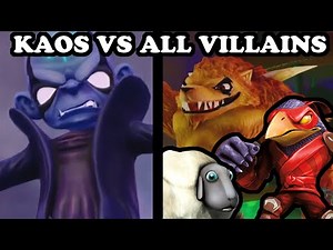Skylanders Trap Team - Kaos VS All Villains - ULTIMATE EVIL BATTLE