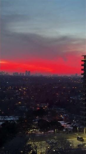 Toronto Skyline During a Perfect Sunset