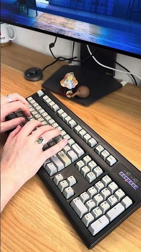 Ever wonder what buckling spring switches sound like? #shorts #keyboard #mechanicalkeyboard #asmr