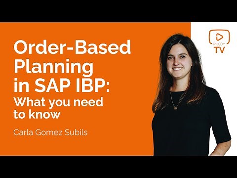 Order-Based Planning in SAP IBP: What you need to know