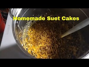 Homemade Suet Cakes for our Back Yard Birds