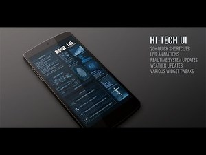 Hi-Tech UI Theme with Animations