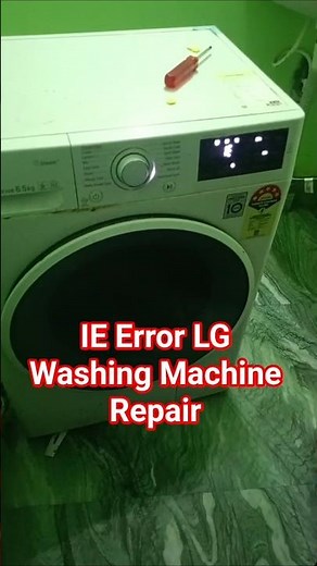 LG Front Load Washing Machine IE Error | IE Error LG Washing Machine | Washing Machine IE Error Code
