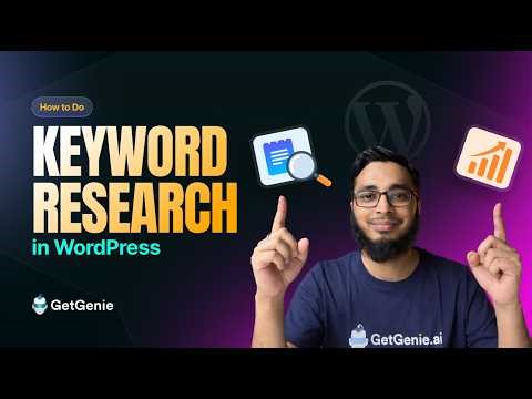 How to Do Keyword Research in WordPress with GetGenie in 5 Minutes