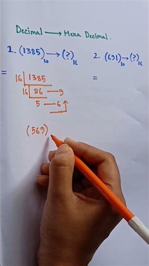 || Decimal To Hexadecimal Conversion ||