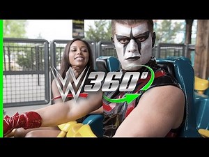 Jump in and enjoy the ride with Stardust and Eden on Titan at Six Flags Over Texas in 360°!