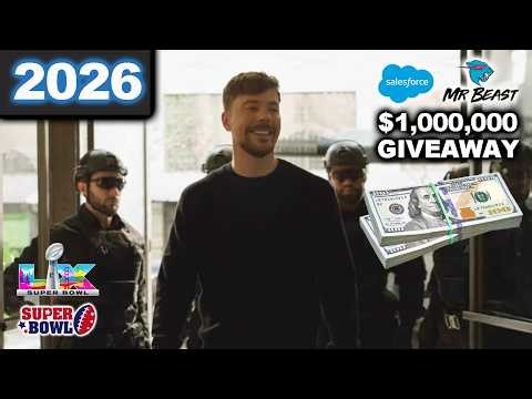 12 Best Super Bowl Commercials 2026 ... MrBeast $1,000,000 Giveaway