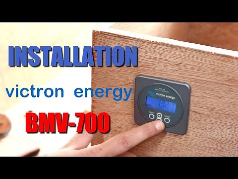 Installation d'un contrôleur de batterie Victron Energy BMV-700 (Battery Monitor) dans mon van!