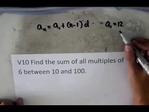 Sum of an Arithmetic Sequence: Find the sum of multiples