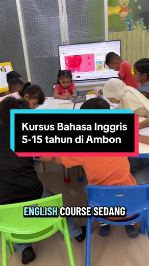 English Course Registration for Ages 5-15 in Ambon