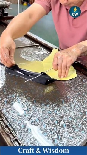 Motorcycle windshield, water transfer printing forged pattern.