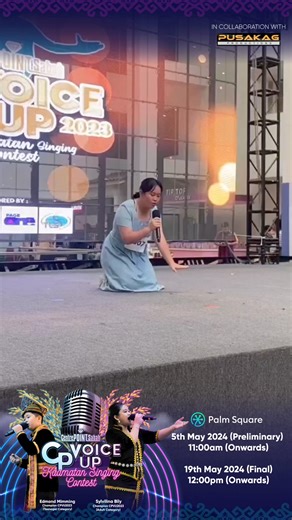 Mari kita tengok dulu video peserta audition CP Voice Up 2023 ni 🤩🤩Bah turn kamurang lagi kasi tunjuk itu bakat nyanyian di CP Voice Up! Kaamatan Singing Contest 2024 😎Register sekarang ▶️ https://tinyurl.com/CPVoiceUp2024 🎤Untuk maklumat lebih lanjut, sila hubungi 010-2606259 (Cik Urika) 🫣#CPVoiceUp2024 #KaamatanSingingContest #Celebrights #raya #kaamatan #CP #centrepointsabah #kkcity #kotakinabalu #sabah | Centre Point Sabah Shopping Mall