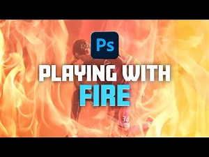 Beginner Photoshop Tutorial | Add Fire to Any Design