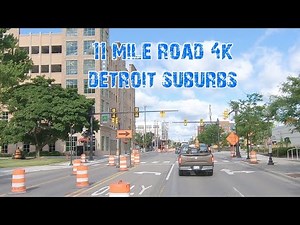 11 Mile Road Through Detroit's Suburbs