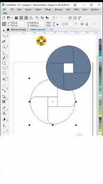 Learn how to create stunning shape designs in Coreldraw in just a few easy steps! #coreldraw