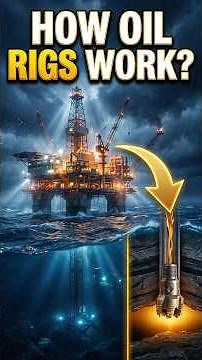How Oil Rigs Extract Oil From the Ocean?🌊