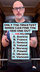 Which one is the odd one out? #trivia #brainteaser #geography | Dave Barton