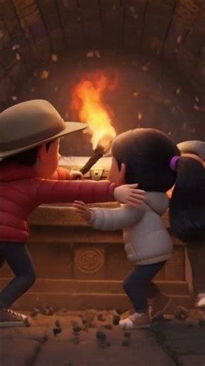 Mysterious Mountain Signal .#cartoon #3danimation #animationstory #fairytalesstory