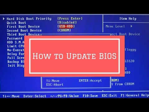 How to update bios in windows