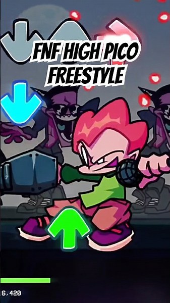 FNF HIGH PICO FREESTYLE #fnf #fnfmod #pico #animation