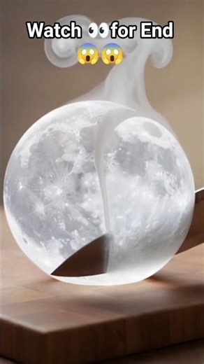 watch 👀for End 😱😱 moon🌕 cutting twist #youtubeshorts #moon #makemoneywithai #aiguru #viralshort