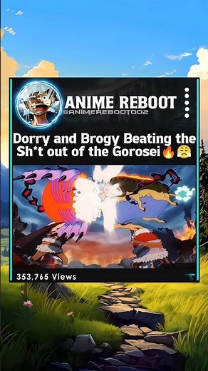 Dorry and Brogy Beating 3 Gorosei 🔥 #onepiece #dorry #brogy #gorosei