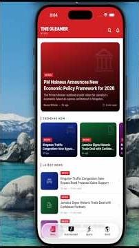 Redesign Gleaner Jamaica App using AI - Claude AI & Xcode