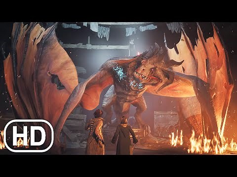 Hogwarts Legacy - All Dragon Scenes / Missions