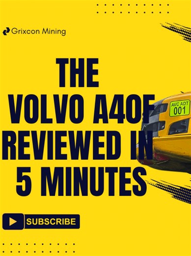 Exploring the Award-Winning Volvo A40F Articulated Dump Truck