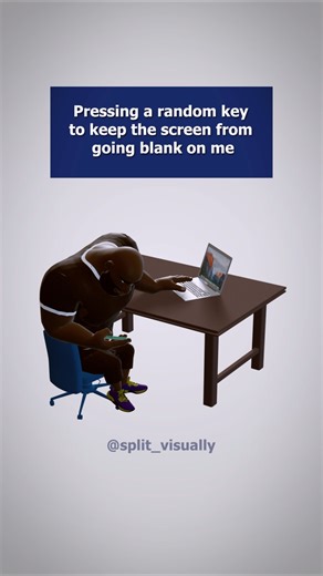 Keeping my screen from going blank on me #memes #funny #animation #shorts