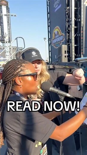 When the script changes while we’re LIVE @ NASCAR!! 🚦🏁🎙️😱 #nascar #announcer #voiceover #racing