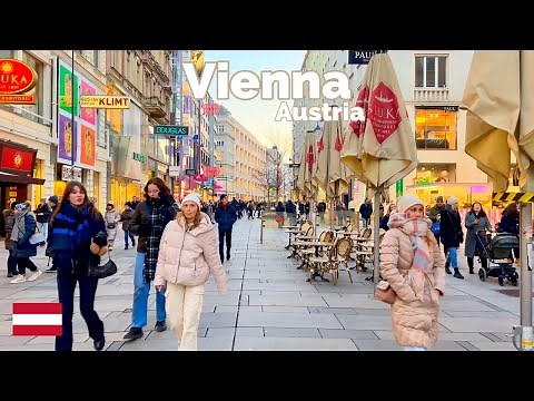 Vienna, Austria 🇦🇹 | Evening Walk | March 2023 | 4K-HDR Walking Tour (▶117min)
