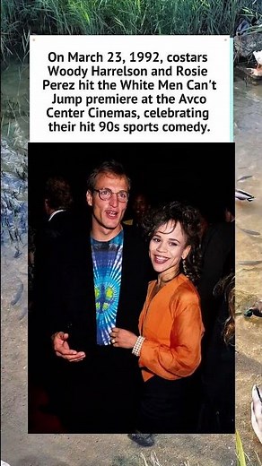 Woody Harrelson & Rosie Perez (1992) #90s #WhiteMenCantJump 🏀