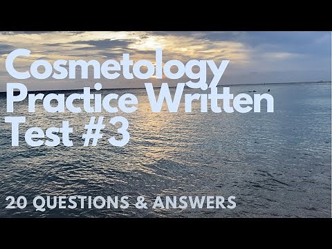 Cosmetology Practice Written Test 3