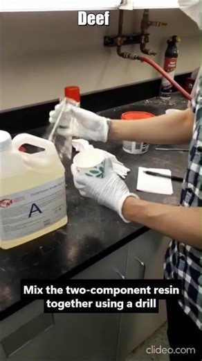 Preparing the resin layer for the High Friction Surface Treatment (HFST) coupons