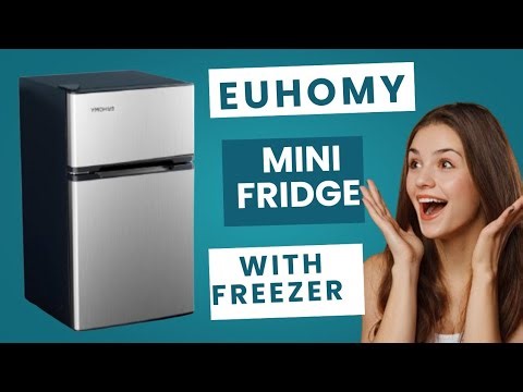 EUHOMY Mini Fridge with Freezer review| Best 3.2 Cu.Ft Mini Refrigerator. #amazon #refrigerator