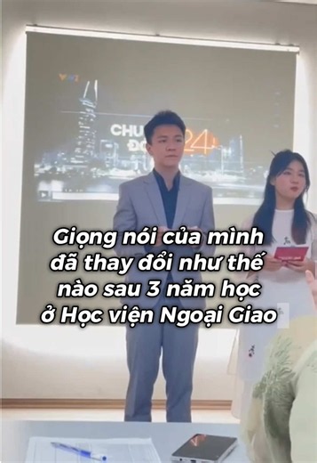 Học viện Ngoại Giao: tiến bộ giọng nói sau gần 3 năm