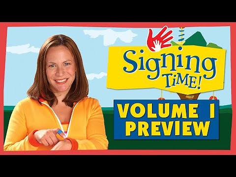 Signing Time Vol 1 Preview - My First Signs