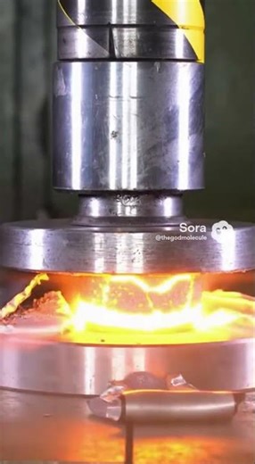 MILITARY CUBE CRUSH: Hydraulic Press vs. Lockheed Martin Cube (Intense Metal Compression)