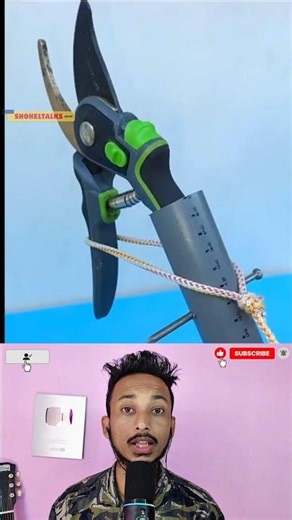 গাছের ডাল কাটার অসাধারণ কৌশল!🌳 | DIY Tree Branch Cutter Tool 😱🔥 #shorts #viral #fyp