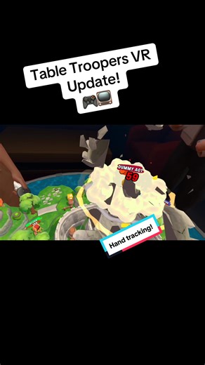 Nothing like some tabletop chaos! @Table Troopers VR just released its hand tracking update. #tabletroopers #vrgames #videogamejournalist #waynebenjaminpresents #thelabvideogametv