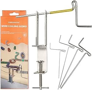 hobbyworker The Jewelry Making Kit with Wire Wrapping Coiling Gizmo Deluxe Winder for Jewelry Winding Tool