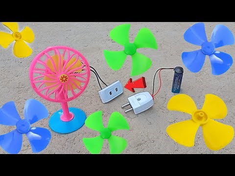 Simple Mini Fan Project Using battery | diy Science Experiment At Home