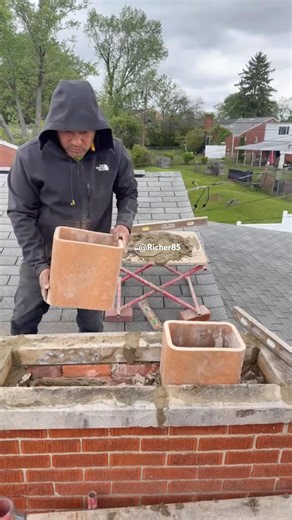 Installing a flue on the now lowered chimney.it won’t be functional only for a hotwater tank exhaust